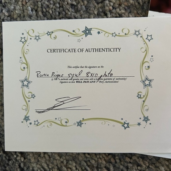 Wrestling Autographed Photo with Certificate - Picture 3 of 3